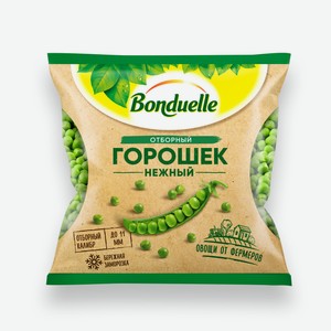 Горошек Bonduelle зеленый быстрозамороженный, 400г Россия