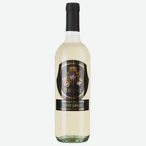 Вино белое Bruni Grecanico-Pinot Grigio Terre Siciliane IGT полусухое, 12%, 0.75 л