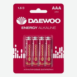 Батарейки Daewoo Energy Alkaline LR03 ААА 8 шт