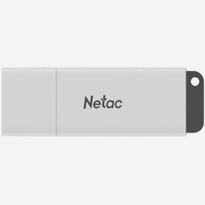 Флешка USB NETAC U185 64ГБ, USB3.0, белый [nt03u185n-064g-30wh]