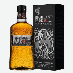 Виски Highland Park 18 Years Old в подарочной упаковке 0.7 л.