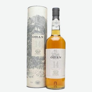 Виски Oban 14 Years Old в подарочной упаковке 0.75 л.