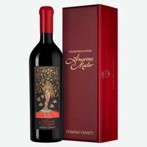 Вино Amarone della Valpolicella Classico Riserva Mater в подарочной упаковке 0.75 л.