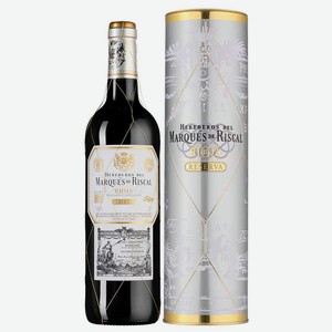 Вино Marques de Riscal Reserva в подарочной упаковке 0.75 л.