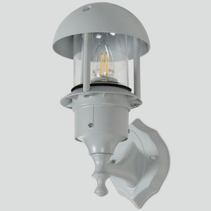 Светильник садовый Amber Lamp 8062 IP44 E27 60Вт настенный, белый