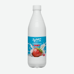Йогурт питьевой Хуторок Клубника 1.5% 900 мл