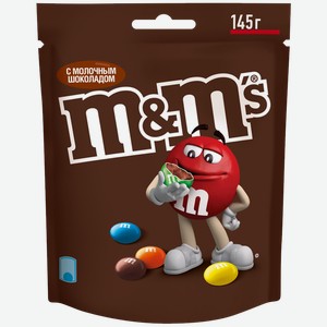 Драже M&Мs с молочным шоколадом, 0.145кг