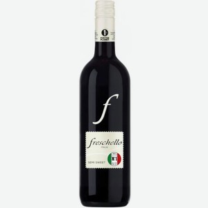 Вино орд. Фрескелло Россо 0,75л кр.п/сух.