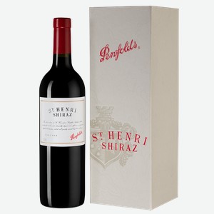 Вино Penfolds St Henri Shiraz в подарочной упаковке 0.75 л.