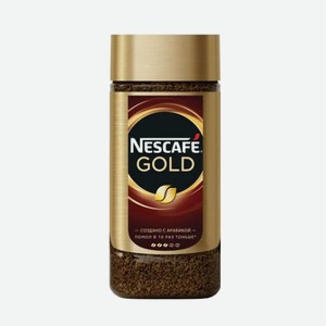 Кофе NESCAFE Gold NEW растворимый с доб. натурального 190г
