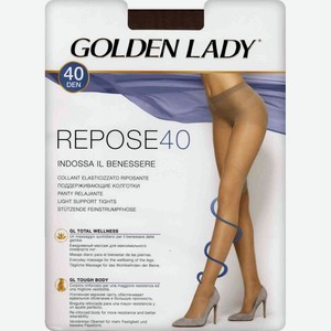 Колготки женские Golden Lady Repose поддерживающие цвет: nero/чёрный, 40 den, 3 р-р