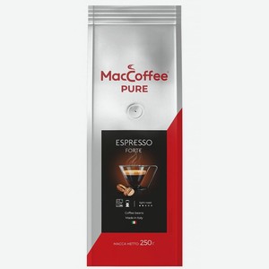 Кофе <MacCoffee> жареный натуральный в зернах 250г м/уп Италия