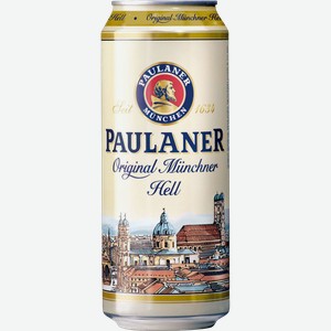 Пиво «Paulaner Original Munchner», 0.5 л, 4.9 %, Германия