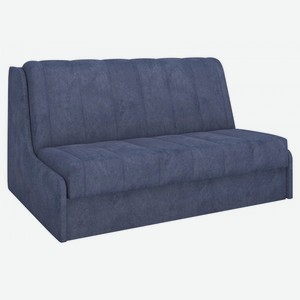 Прямой диван Валенсия Синий, велюр 160х205 см Без ящика