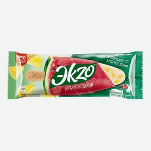 Мороженое молочное Эkzo арбуз-дыня 70 г