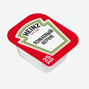 Соус Heinz томатный кетчуп (25мл x 125шт), 3.125кг Россия