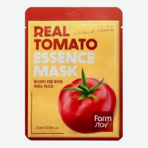 Тканевая маска для лица с экстрактом томата Real Tomato Essence Mask 23мл: Маска 1шт