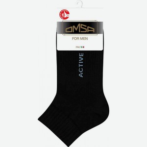 Носки мужские Omsa for Men короткие Active 111 цвет: чёрный, 39-41 р-р