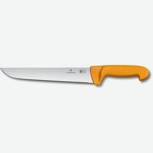 Нож Victorinox Swibo, для забоя/разделки, 260мм, заточка прямая, стальной, оранжевый [5.8431.26]