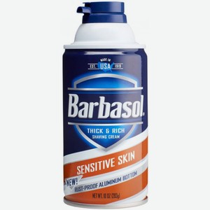 Крем-пена для бритья BARBASOL Sensitive Skin, 283 г (051009009600)