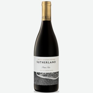 Вино Sutherland Pinot Noir красное сухое, 0.75л ЮАР