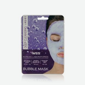 Пузырьковая маска для лица WEIS для сужения пор очищения кожи 25г