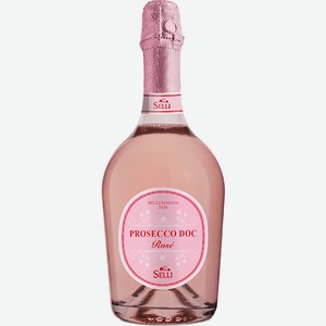 Вино Игристое Селли Просекко Розе Миллезимато розовое брют 11% 0,75л /Италия/