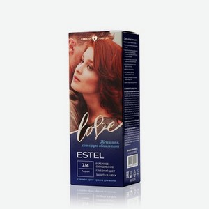 Стойкая крем - краска для волос Estel Love 7/4 Тициан