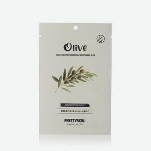 Маска для лица против несовершенств кожи Prettyskin   Olive   с экстрактом листьев оливкового дерева 23г