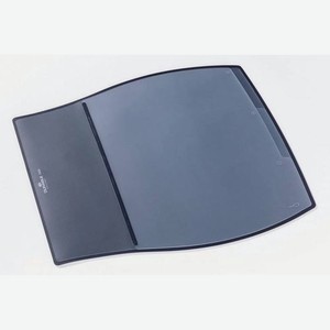 Настольное покрытие Durable Desk Pad, 7209-01, 39x44 см, черный, эргономичная форма, нескользящая основа, прозрачный верхний слой