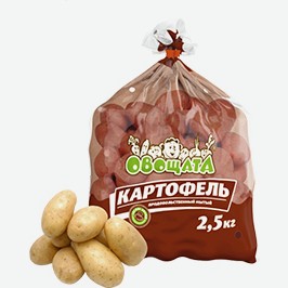 Картофель Овощата, 2,5 Кг