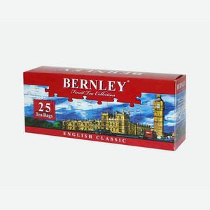 Чай черный Bernley English Classic в пакетиках, 25 шт