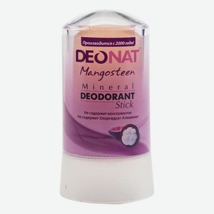 Дезодорант-кристалл с соком мангостина Mangosteen Mineral Deodorant Stick: Дезодорант 60г