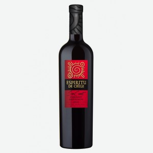 Вино красное Espiritu De Chile Cabernet Sauvignon Semi-Sweet, Valle Central DO, 0.75 л