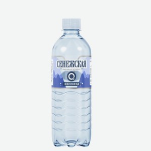 Вода Сенежская+кислород питьев.газ.0,5л ПЭТ