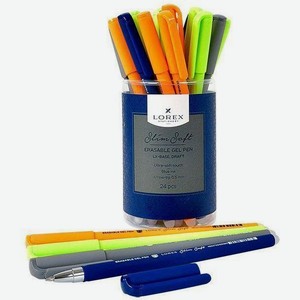 Ручка гелевая Lorex синяя 0.5мм