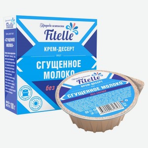 Крем-десерт Fitelle Сгущенное молоко 100 г