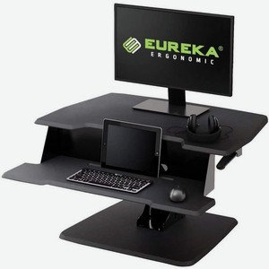 Стол игровой регулируемый EUREKA ERK-CV-31B, МДФ, черный