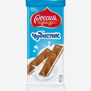 Шоколад  Чудастик  молоч. с молоч. нач. 90г, Нестле