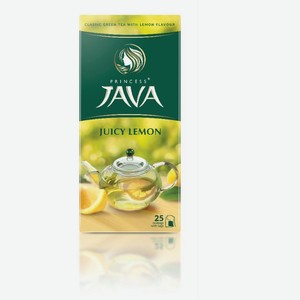 Чай черный Принцесса Ява сочный лимон в пакетиках (1.5г x 25шт), 38г Россия
