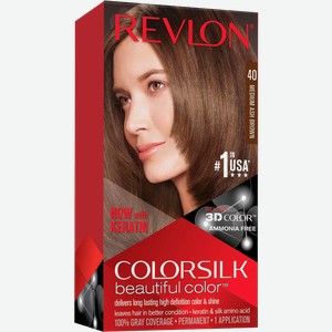 Краска для волос Revlon Colorsilk 40 Medium Ash Brown 130мл