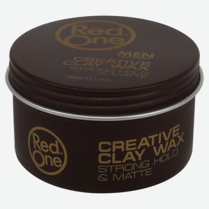 Гель воск для волос RedOne Ceative clay wax Strong Hold & Matte, 100 мл