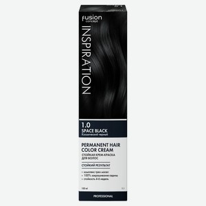 Крем-краска стойкая для волос Concept Fusion 1.0 Fusion Космический черный Space Black, 100 мл