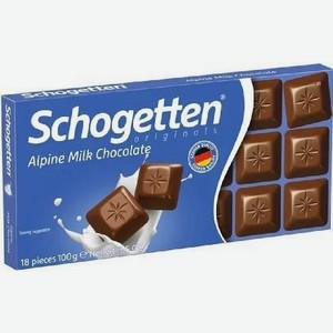Шоколад молочный альпийский Шогеттен 100г