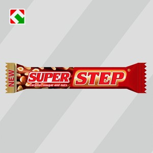 Шоколад  Super Step  нуга/арахис/карамель, 65г, ТМ  Славянка 
