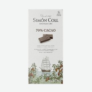 Шоколад Симон Колл темный 70% 85г