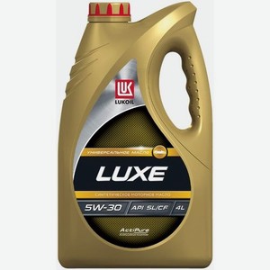Моторное масло LUKOIL Люкс, 5W-30, 4л, синтетическое [196256]