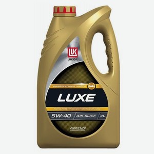 Моторное масло LUKOIL Люкс, 5W-40, 4л, полусинтетическое [19190]