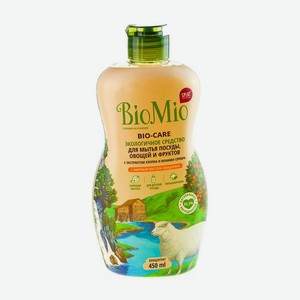 Средство для мытья посуды, овощей и фруктов BioMio BIO-CARE, мандарин 450 мл