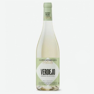 Вино Фаустино Риверо Улесиа Вердехо ординарное сортовое белое сухое 0,75л., 12%